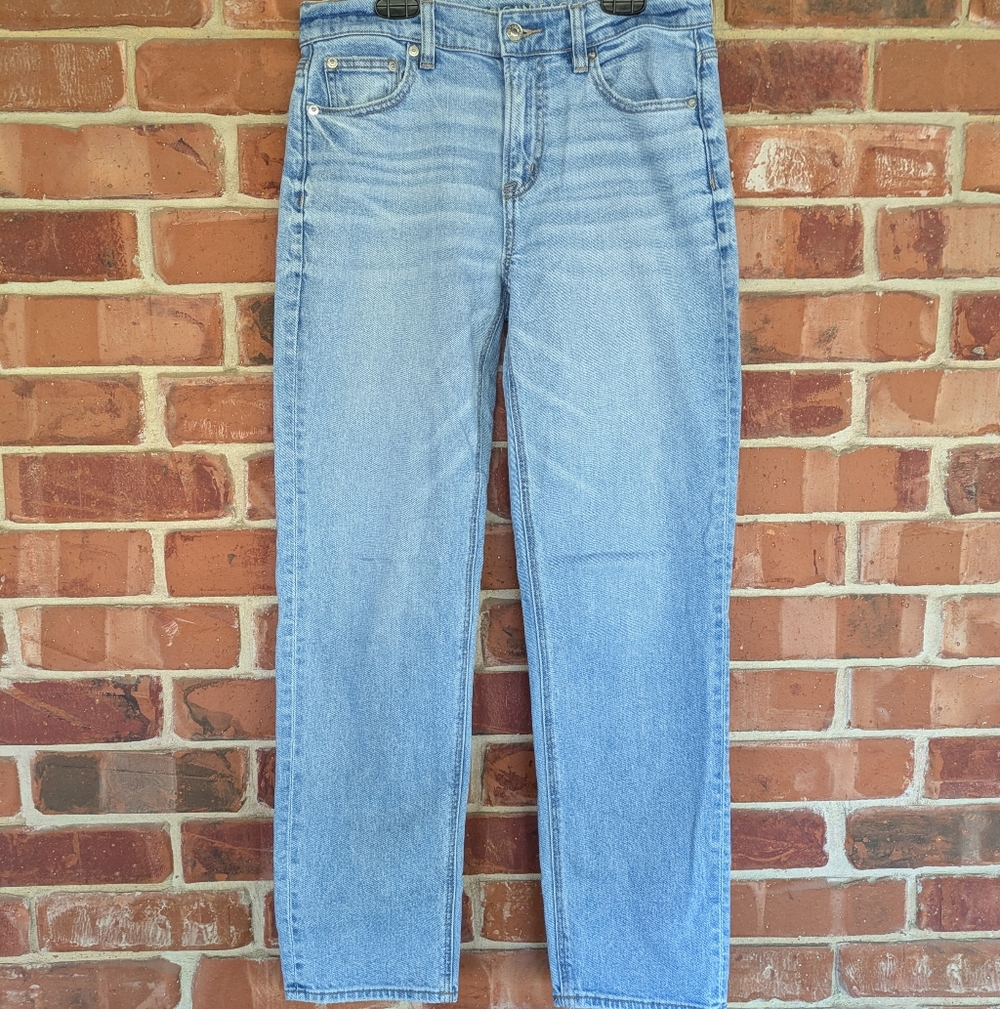 American Eagle Outfitters Straight Leg Jeans - Light Blue, Size 4